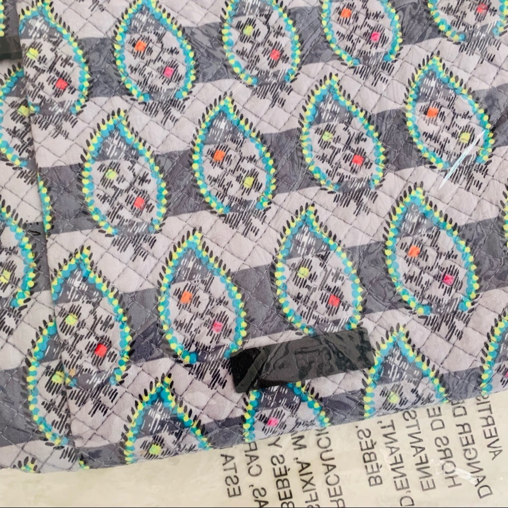 Vera Bradley Paisley Stripes Hadley On-the-Go Crossbody Bag - Picture 6 of 9